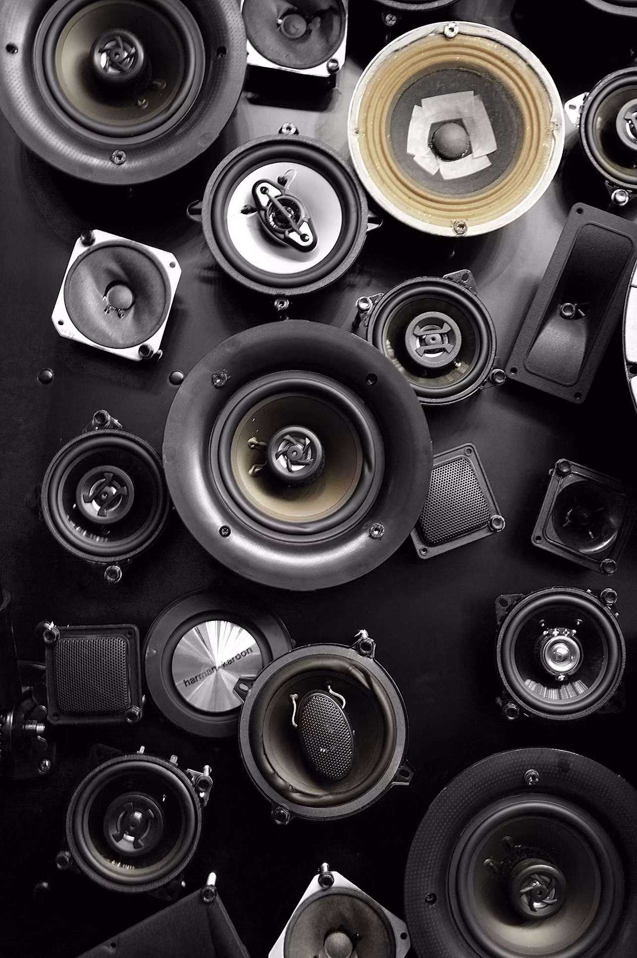 Professional car audio installation
